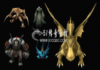 [怪物素材-2308090014]有攻击动作 不闪跳