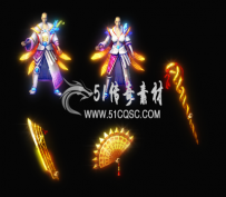 [套装素材-2307120200]带内观特效和背包特效