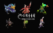 [怪物素材-2308090011]有攻击动作 不闪跳